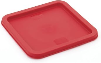 HUBERT Polycarbonate Lid for 6 & 8 Qt Food Storage Containers - 9" L x 9" W x 63/100" H
