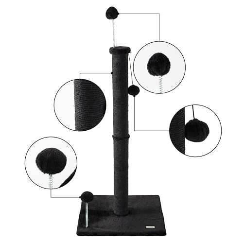 THE LICKER STORE Black / 15.5 x 15.5 x 38 / Modern Scratching Posts