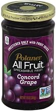 Polaner All Fruit Concord Grape Spread, No Artificial Colors or Flavors, Gluten Free & Non-GMO, 10 Ounce (Pack of 12)