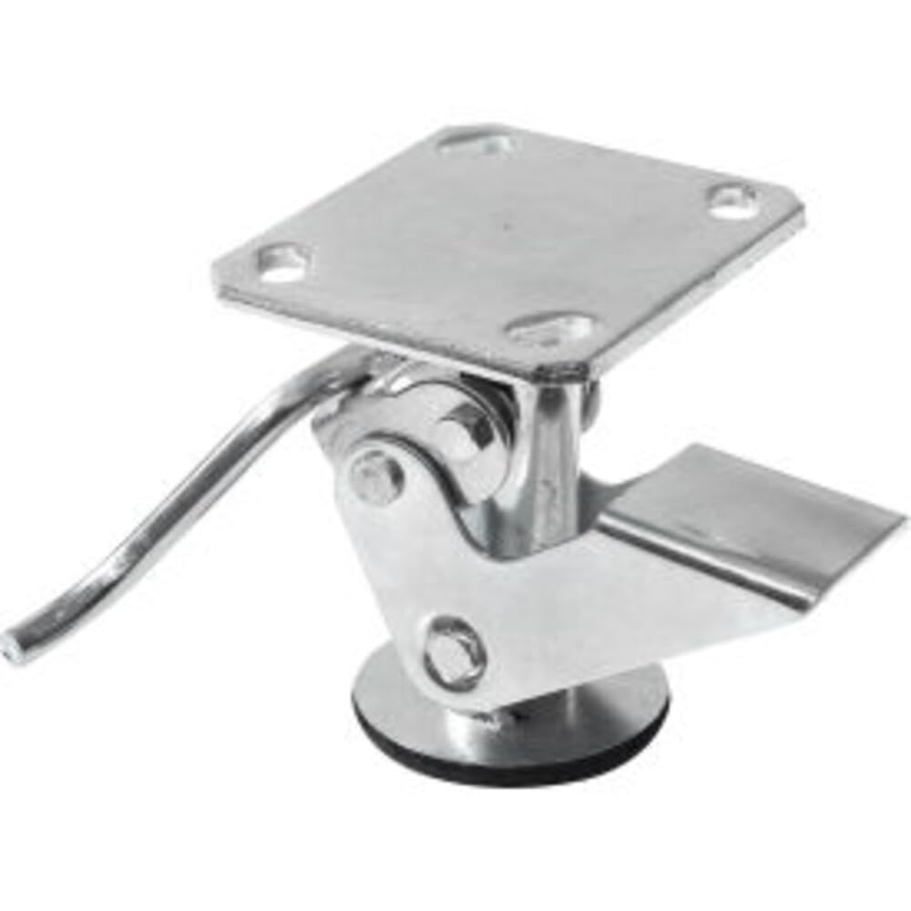 Floor Lock for 6" Casters by Global Industrial – 4"L x 8"W x 7"H, Zinc-plated Steel, Model 241851C