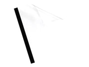Fellowes 10 Pack / 1/8", 10Pk, Black / Clear Binding Covers