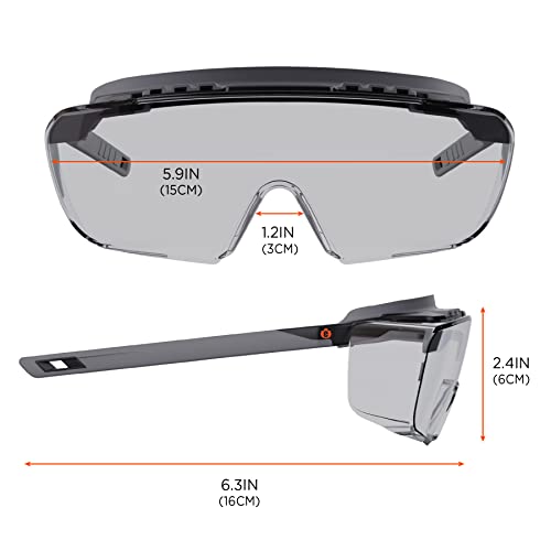 Ergodyne In/Outdoor Lens / One Size / In/Outdoor Lens Matte Black Frame Safety Glasses