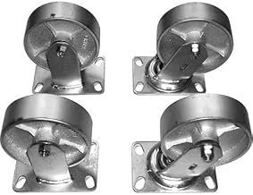 Casters for All-Welded Self-Dumping Steel Hoppers - 6x2 - Semi-Steel