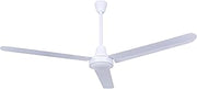 Canarm 60" White Industrial Ceiling Fan – High-Performance DC Motor – Wall Control – Ideal for Warehouses, Gyms, Workshops & Large Spaces