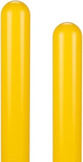 BollardGard 4" x 52" 9-Pack Round Top Bollard Cover - Innoplast (Yellow No Tape)