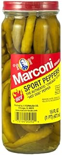 Marconi Hot Sport Peppers, 16 Ounce