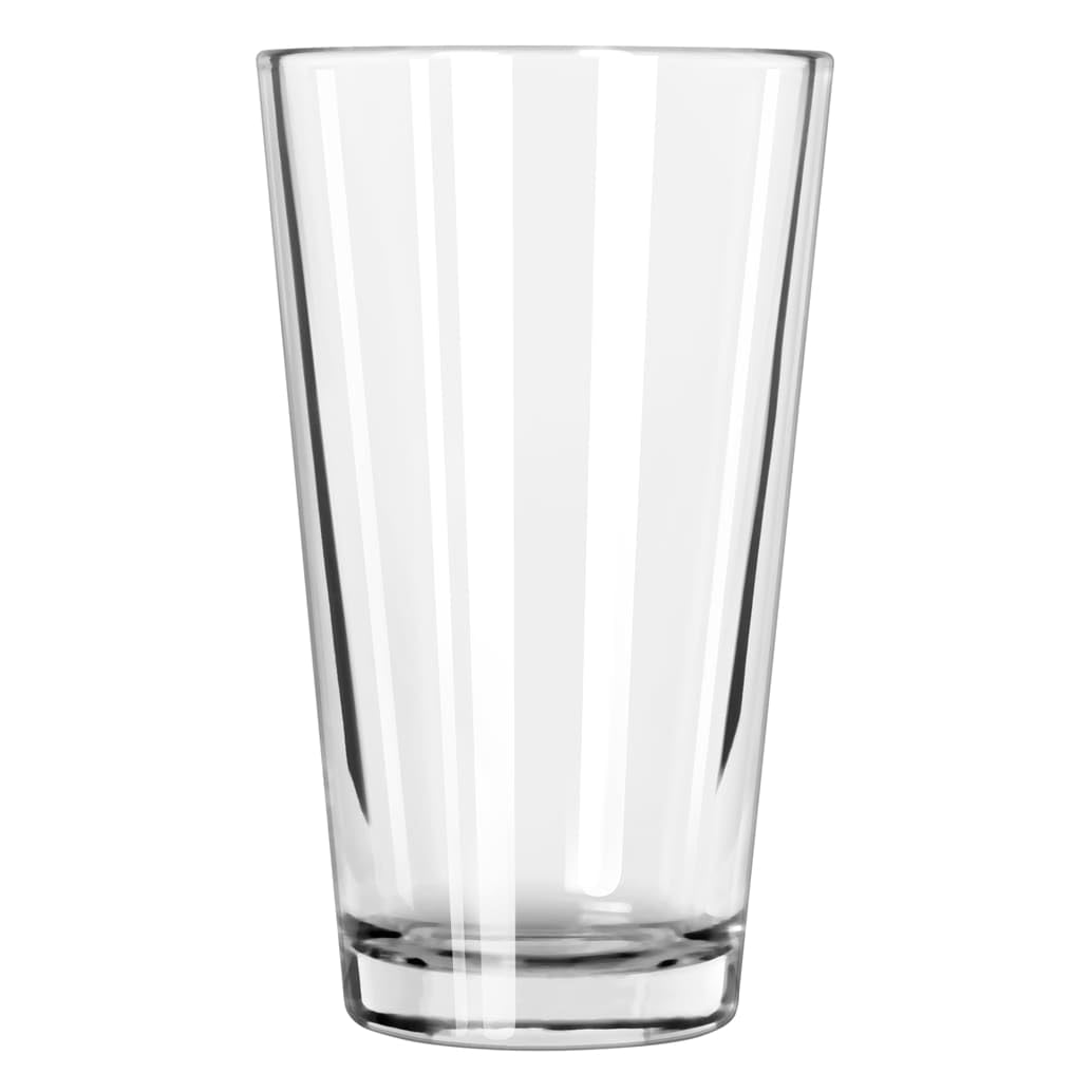 (Heat Treated) Restaurant Basics Mixing Glass by Libbey – L, 20.0 fluid_ounces, Glass, Clear, Pack of 24