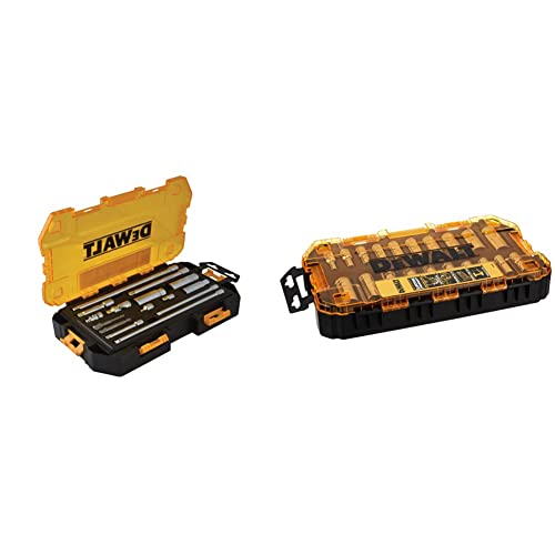 DEWALT Accessory tool kit, 15pc + Socket Set / One Size / 1 Socket & Socket Wrench Sets