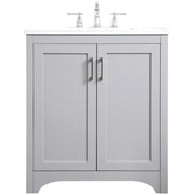 Elegant Decor 30" - Single / Grey / Traditional Wheel Care