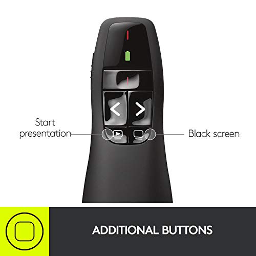 Logitech Red Laser / 5 buttons / Clicker Presentation Remotes