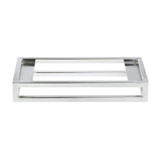 Cerve Collection Chrome Third Size Housing - 2"H by HUBERT – Metal, Grey