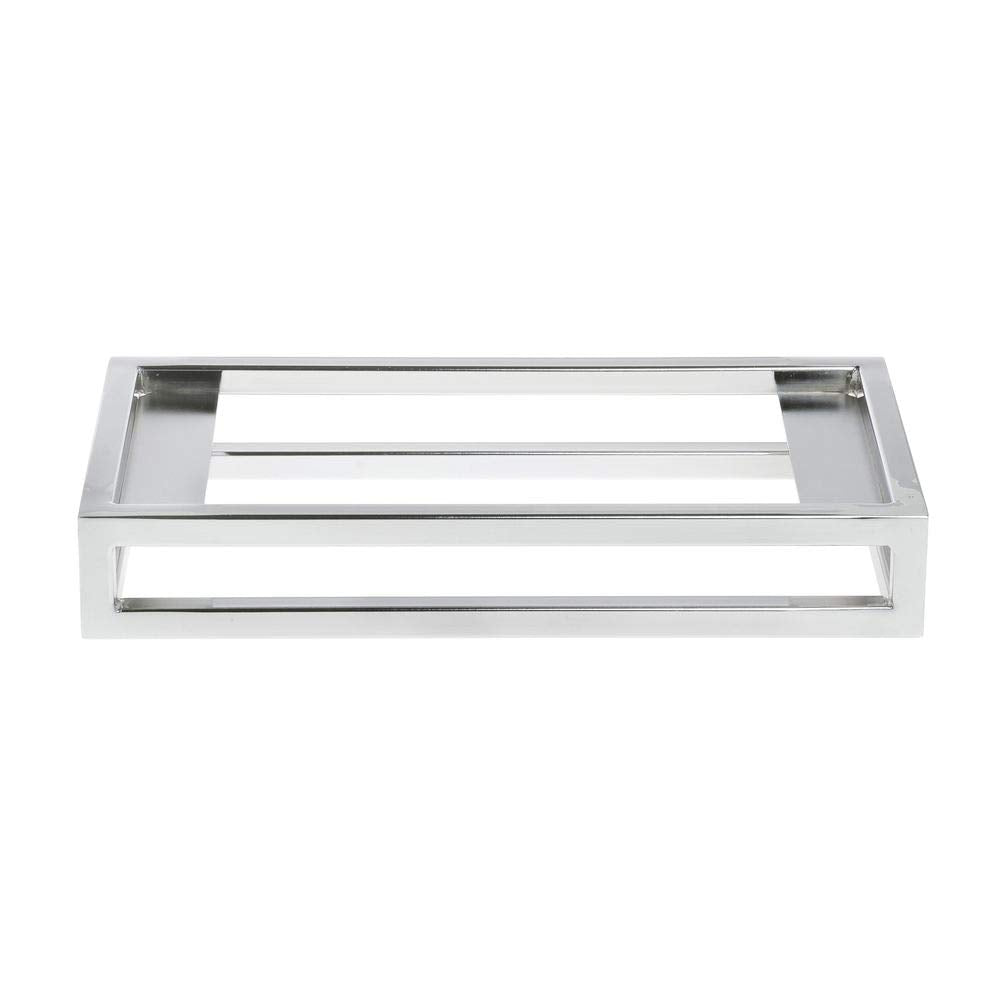 Cerve Collection Chrome Third Size Housing - 2"H by HUBERT – Metal, Grey