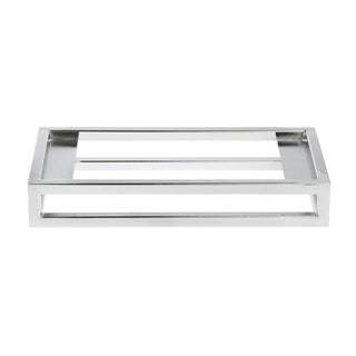Cerve Collection Chrome Third Size Housing - 2"H by HUBERT – Metal, Grey