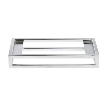 Cerve Collection Chrome Third Size Housing - 2"H by HUBERT – Metal, Grey