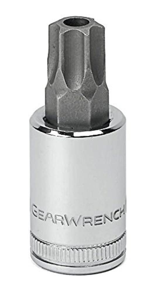 3/8" Drive Tamper-Proof Torx Bit Socket T40 - 80456D by GEARWRENCH – 1 Count (Pack of 1), Alloy Steel