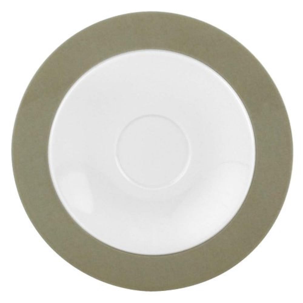 Ubiquity Willow Green Rim Saucer by Lenox – 5", Porcelain, Willow Green, Model 762705