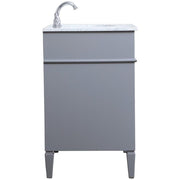 36 Inch Single Bathroom Vanity in Grey by Elegant Decor – 36" - Single, Wood, Gray,grey, Model VF12536GR