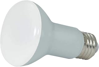 Satco S9633 6.5W LED R20 Reflector Light Bulb, 5000K, White