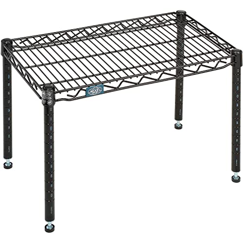 Black Epoxy Wire Dunnage Rack by Nexel – Wire, Black, Model P1424B