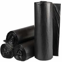 Berry Global Prime Source 1.7 Mil Black Low Density Coreless Can Liner Roll, 38 x 57 inch - 100 per case.