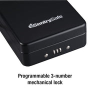 SentrySafe Black / 0.05 Cubic Feet / Combo Lock Safes & Safe Accessories