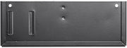 HUBERT Black Metal Sign Holder with Bracket – Fits 7" x 2.5" Signs