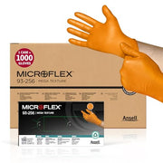 Ansell Size 9 (L) / Case (1000) / Orange Non-Sterile Gloves
