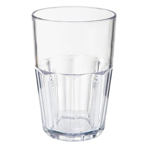 G.E.T. Bahama Clear SAN Plastic 14 Oz Beverage Tumbler by GET – 14 Ounces, SAN (Styrene Acrylonitrile), Clear, Pack of 72, Model 9914-1-CL