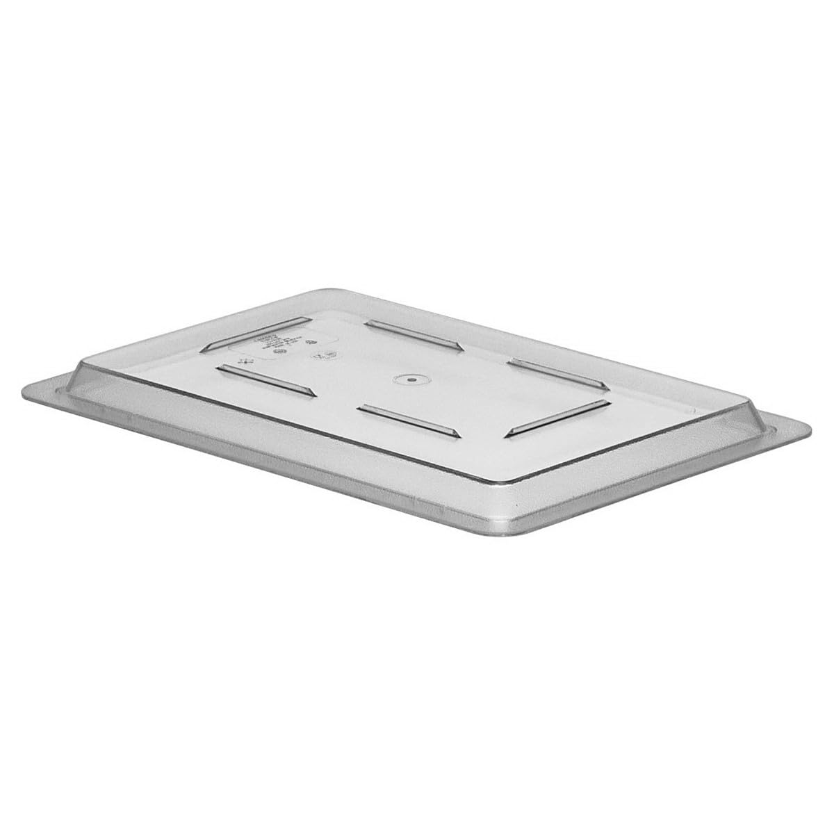 Cambro 1826CCW135 Camwear Flat Food Storage Cover (18 x 26-Inch – Polycarbonate, Clear, NSF)