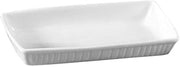 CAC China TSP-7 Clinton Super White Porcelain Rectangular Serving Platter, 15-1/2 by 7-3/4 by 2-3/8-Inch, 12-Pack