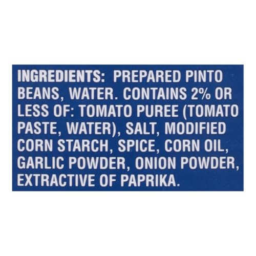 Bush's Best Mild Pinto Bean Chili / 111 Ounce (Pack of 6) / Mild Pinto Garbanzo Beans