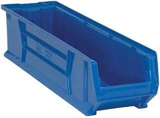 QUANTUM STORAGE SYSTEMS QUS970BL HULK Heavy Duty Part Organizer Blue Bins 30" L x 9" W x 7" H 6 Pack