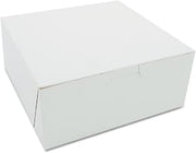 SCT SCH0917 Bakery Boxes White Paperboard 7 x 7 x 3 250/Carton