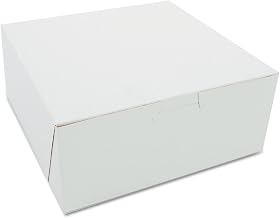 SCT SCH0917 Bakery Boxes White Paperboard 7 x 7 x 3 250/Carton