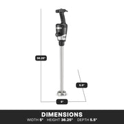 Waring 21" Shaft / Stainless Steel / Immersion Blenders Countertop Blenders