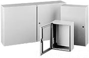 Hoffman CSD202012 Wall-Mount Enclosure, NEMA 4/12, Steel, 20.00" x 20.00" x 12.00", Gray