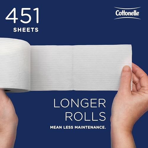 Cottonelle Professional 20 Rolls (451 Sheets each) / White / Standard Roll Toilet Paper Paper & Plastic