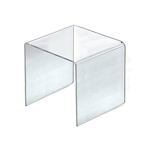 Azar Displays 9.5 X 9.5 / clear / 1 Risers