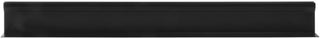 Case Dividers Shelf Divider Black Plastic "T" Divider for Parsley Runner Without Aluminum Support - 24"L x 2 1/2"H