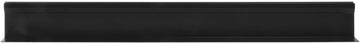 Case Dividers Shelf Divider Black Plastic "T" Divider for Parsley Runner Without Aluminum Support - 24"L x 2 1/2"H