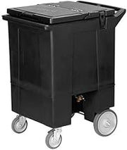 Carlisle IC2250T03 Black Cateraide 125 Pound Tall Mobile Ice Caddy (1 Each)