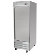 29" One Section Reach In Refrigerator - (1) Right Hinge Solid Door by MOTAK – 30.31x27.17x83.27, In Description, Check Images, Model MSD-1DR-BAL-19-X