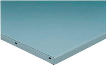 Global Industrial Workbench Top - Steel Square Edge, 12 Gauge Steel, Gray, 60" W x 36" D x 1-3/4" Thick