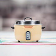 Town RiceMaster Rice Cooker/Steamer electric 55 cup capacity by Town Food Service – 55.0 cups, Stainless Steel, Beige, Model 57155