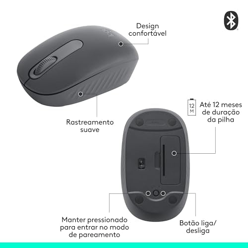 Logitech Graphite / 3.9" x 2.4" x 1.5" / Modern Mice