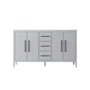 Grey Millie Bathroom Vanity by by Elegant Lighting – Solid wood and MDF, Gray, Model VF29360DGR