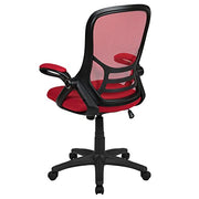 Flash Furniture Red / Set of 1 / Contemporary Home Office Desk Chairs