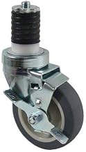 Kason 6C524026PPPGTLB Caster 4" W/Brake Stem 1 5/8" Tubing 35264 6C524026Pppgtlb