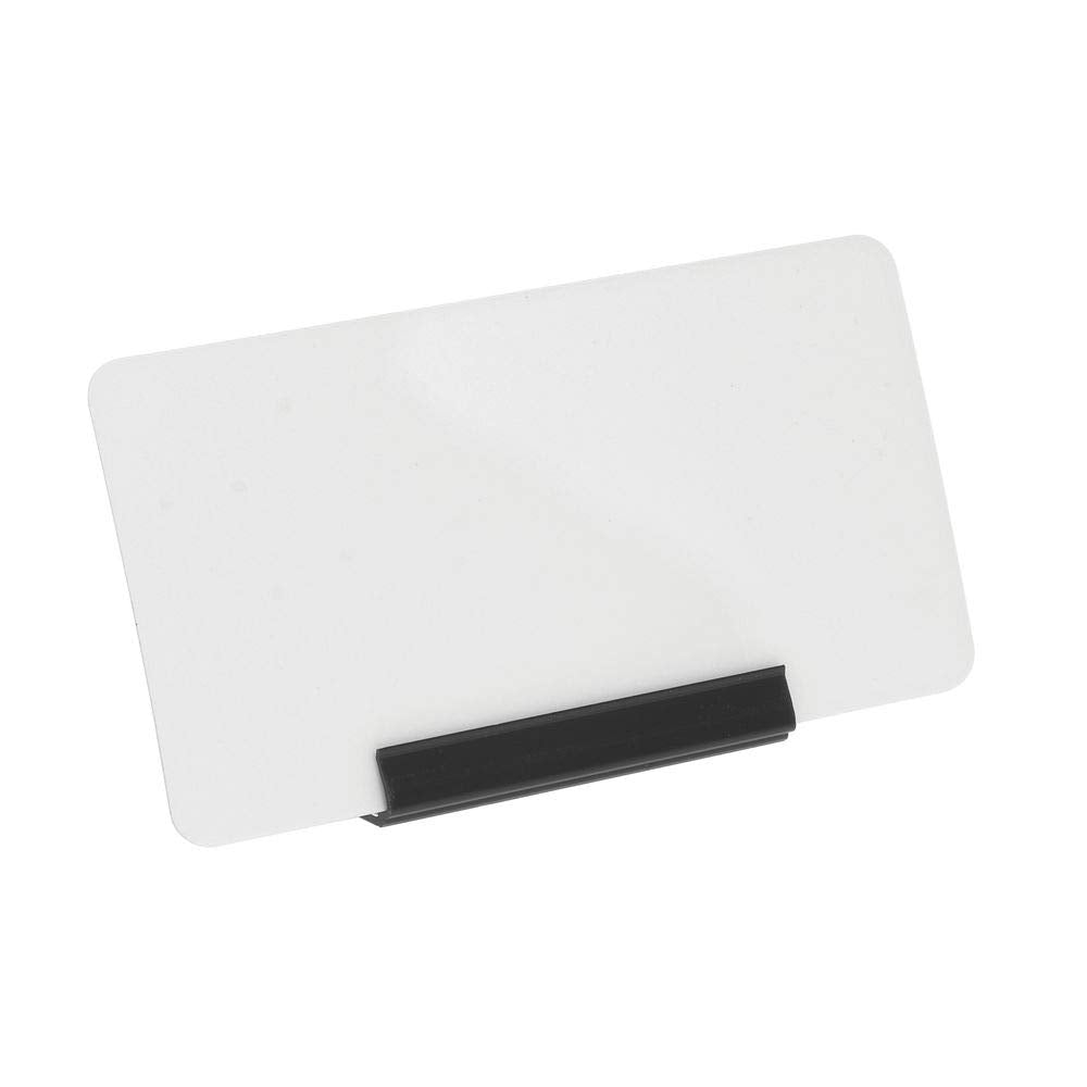 Black Gripper Easel Sign Holders - 1/2" H x 2" L by HUBERT – Plastic, Black, Pack of 12, Model 109040