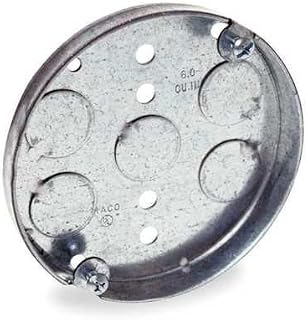 RACO Ceiling Box 293 Pan 4' Round x 1/2" Deep 1/2' KOs Package of 50